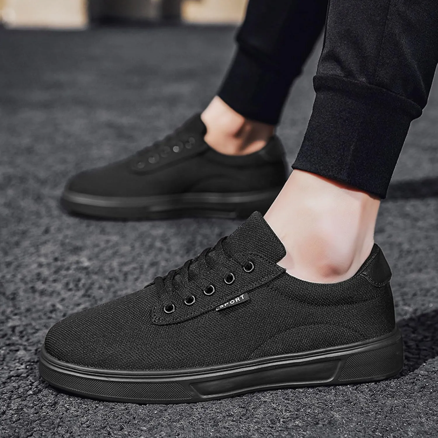 Arch Support Fitness Sneaker for Men Breathable and Light Outdoor Comfy Walking Shoe Athletic Fashion Sneakers
