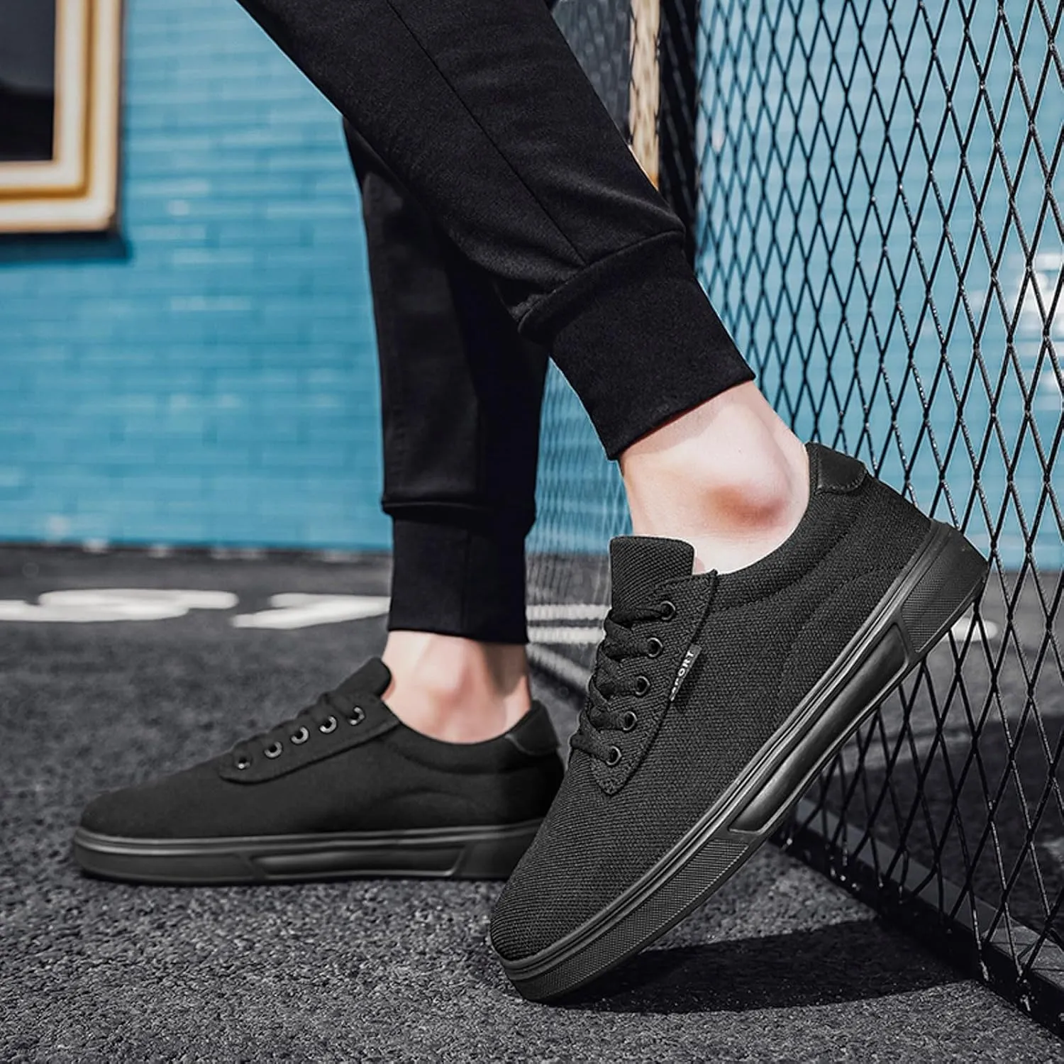 Arch Support Fitness Sneaker for Men Breathable and Light Outdoor Comfy Walking Shoe Athletic Fashion Sneakers