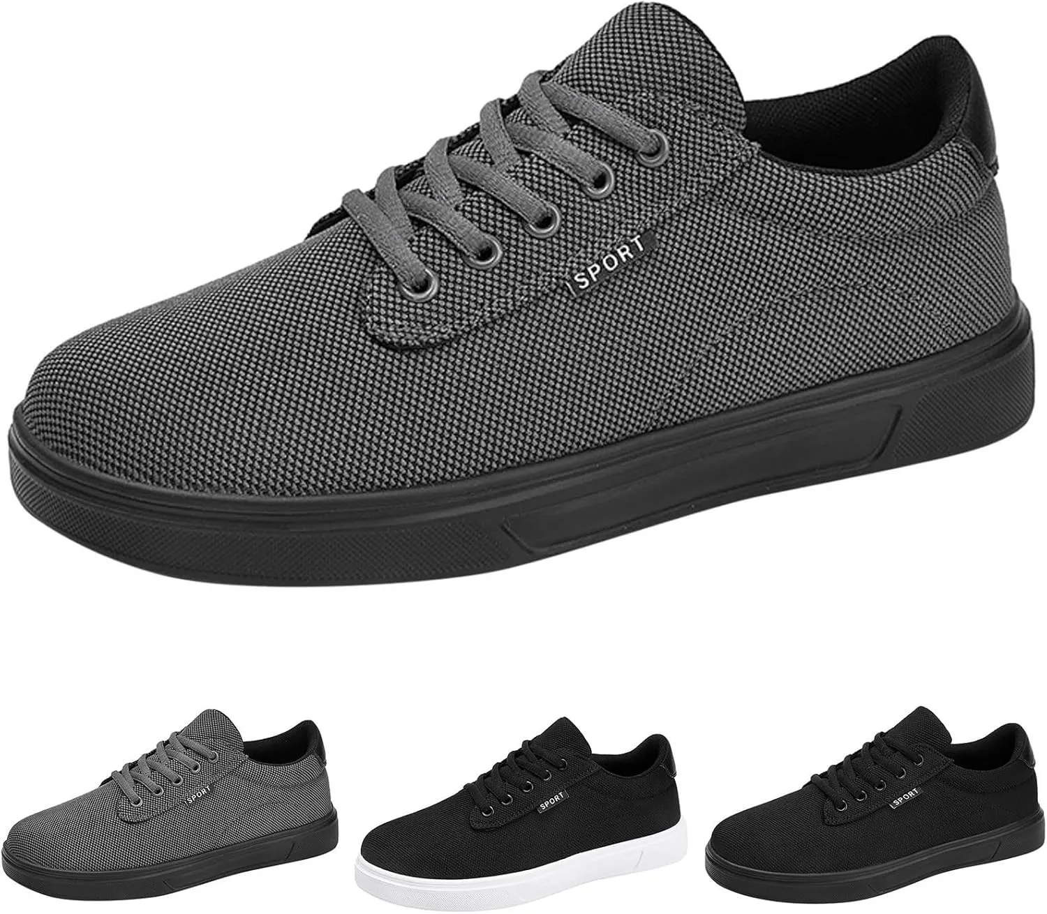 Arch Support Fitness Sneaker for Men Breathable and Light Outdoor Comfy Walking Shoe Athletic Fashion Sneakers