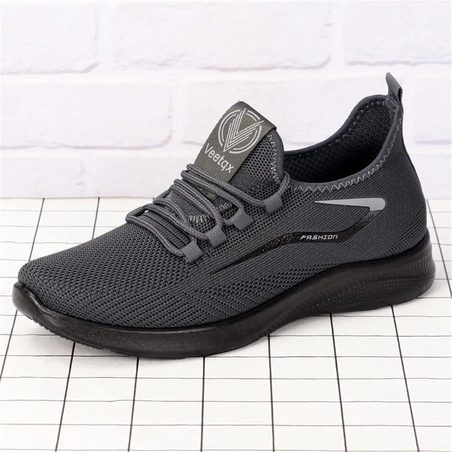 Arch Support Fitness Sneaker for Men Lightweight Breathable Slip on Running Shoe Arch Support Plantar Fasciitis