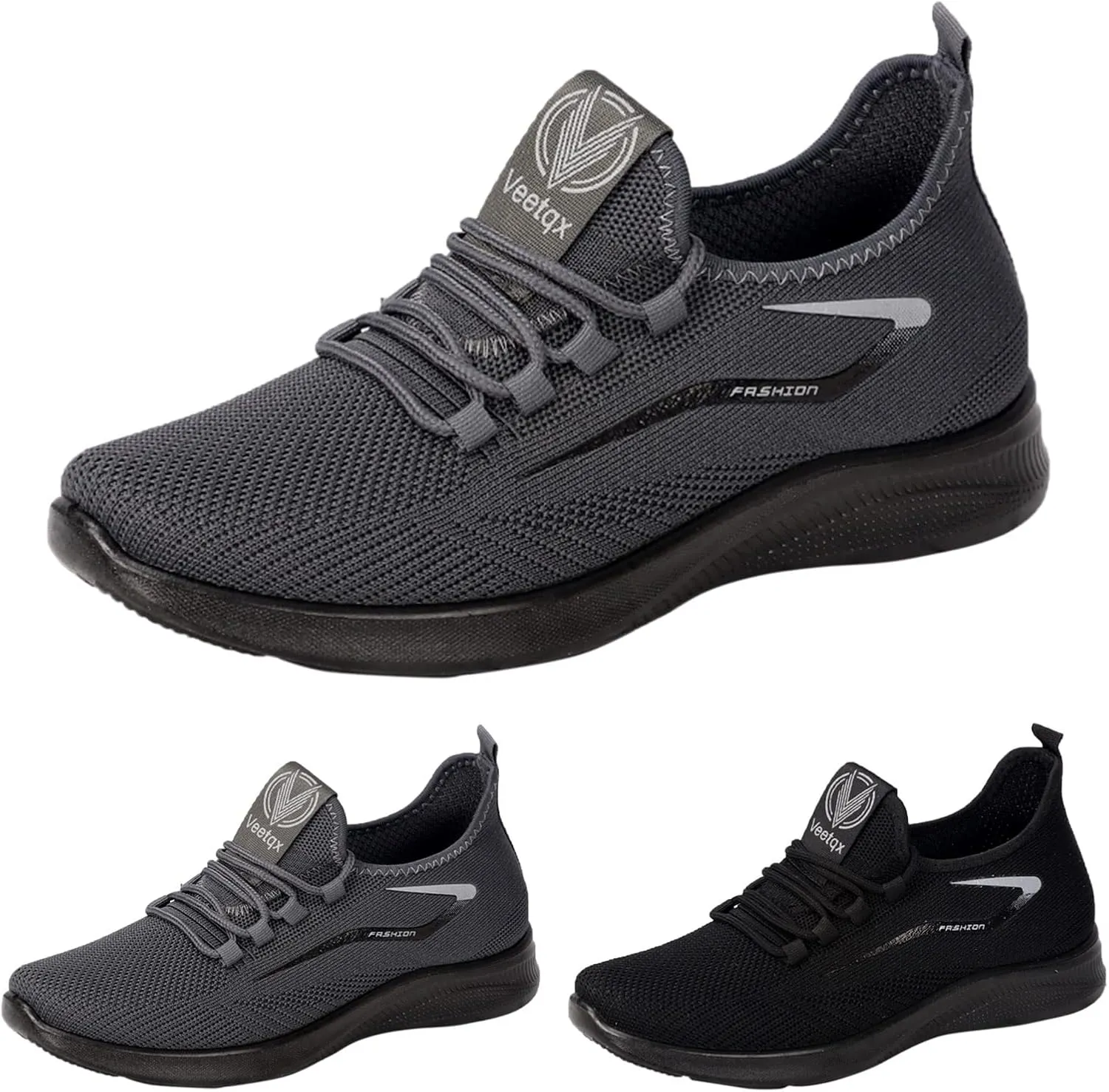 Arch Support Fitness Sneaker for Men Lightweight Breathable Slip on Running Shoe Arch Support Plantar Fasciitis