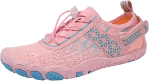 Arch Support Non Slip Minimalist Shoes for Men Breathable Elastic Fly Woven Mesh Sneaker Men's Recovery Shoes