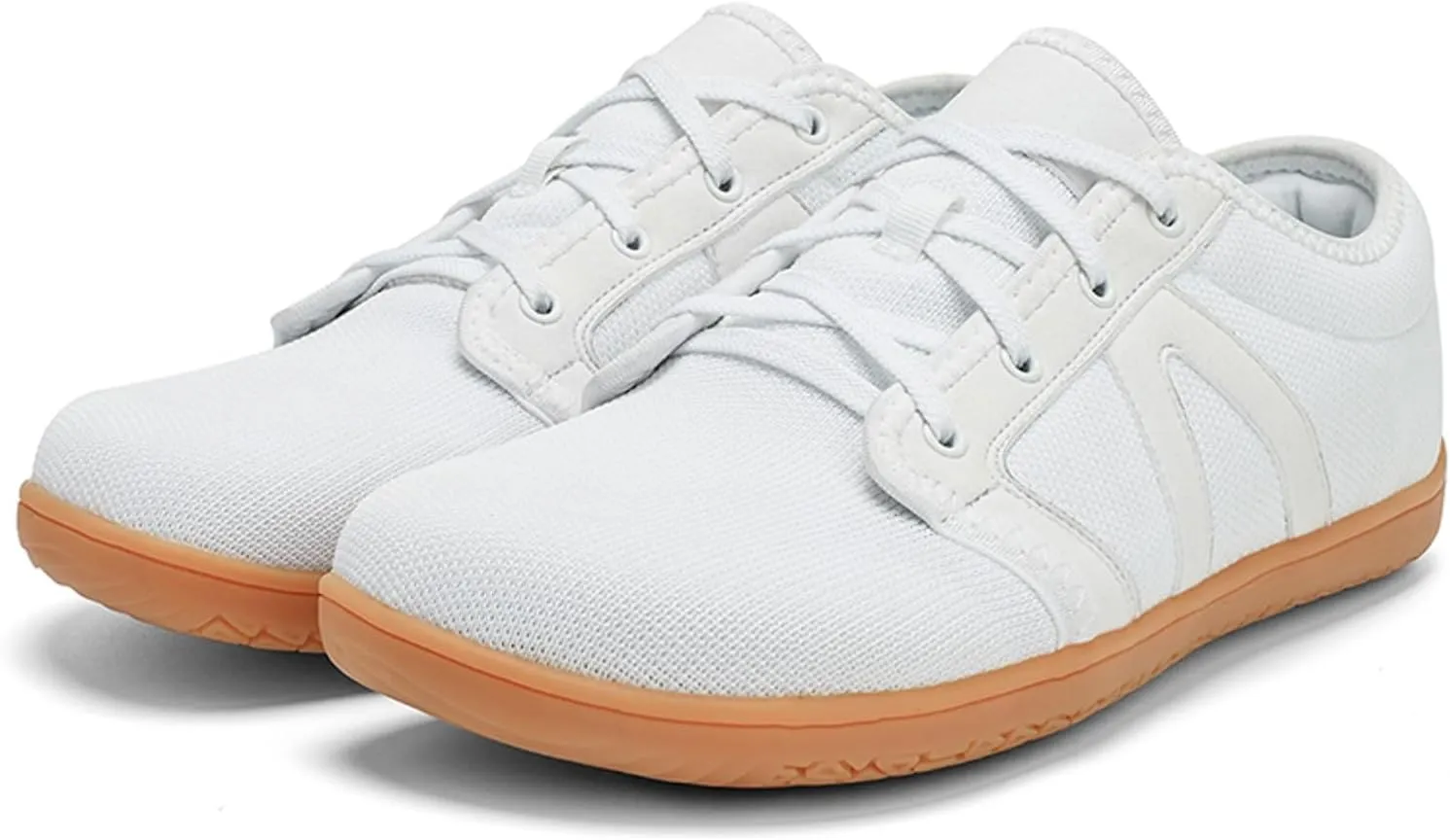 Arch Support Non Slip Minimalist Shoes for Men Breathable Elastic Fly Woven Mesh Sneaker Non Slip Walking Shoes