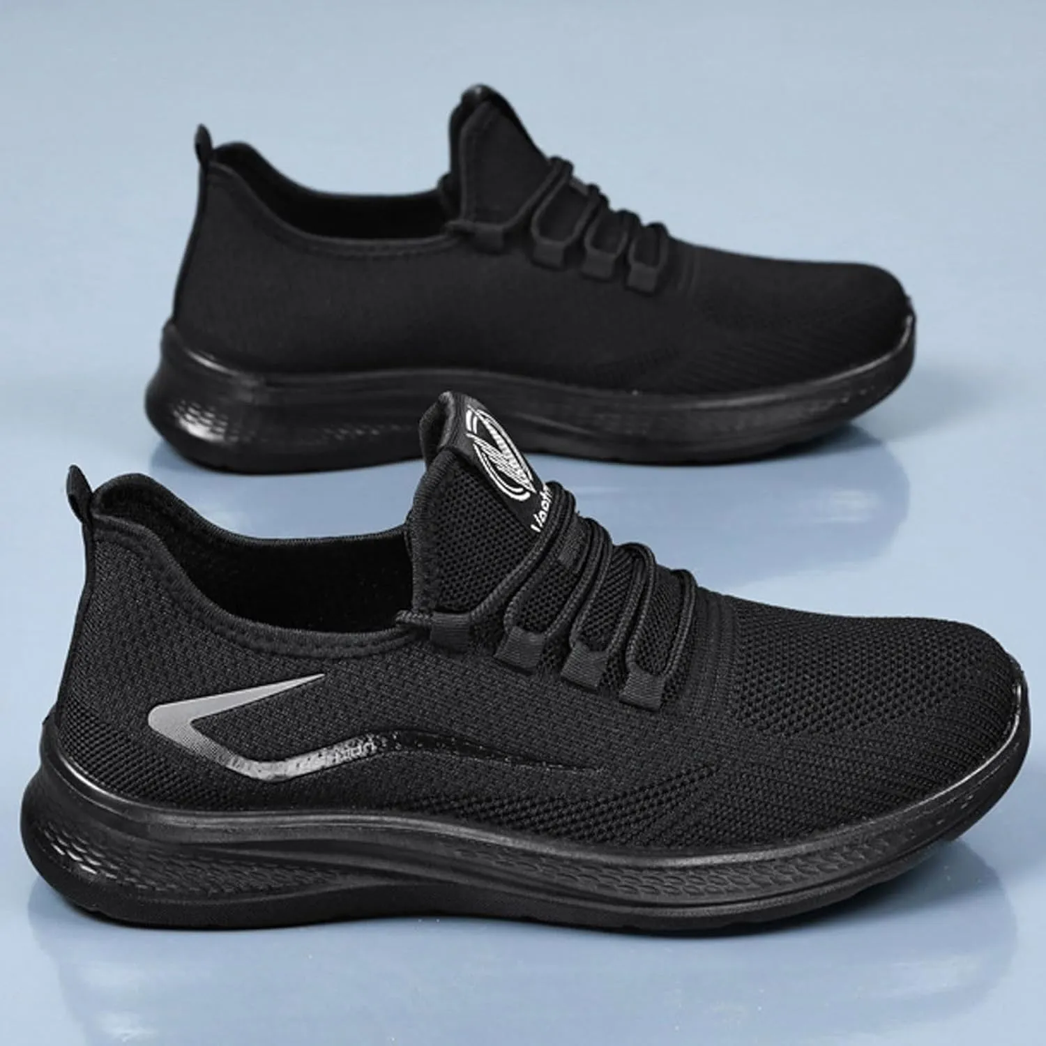 Arch Support Walking Shoes for Men Casual Sneaker Mesh Breathable Walking Shoe Convenient Elderly Slip on Shoes