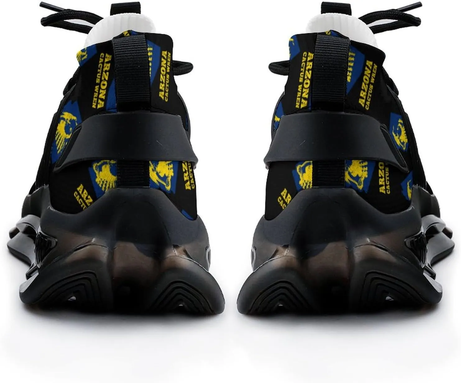 Arizona Cactus Wren Map Men's Running Shoes Lightweight Walking Shoe Breathable Sneaker