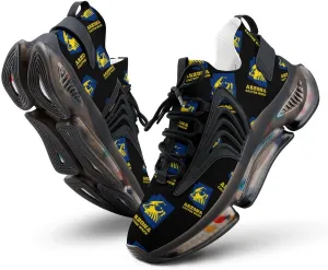 Arizona Cactus Wren Map Men's Running Shoes Lightweight Walking Shoe Breathable Sneaker