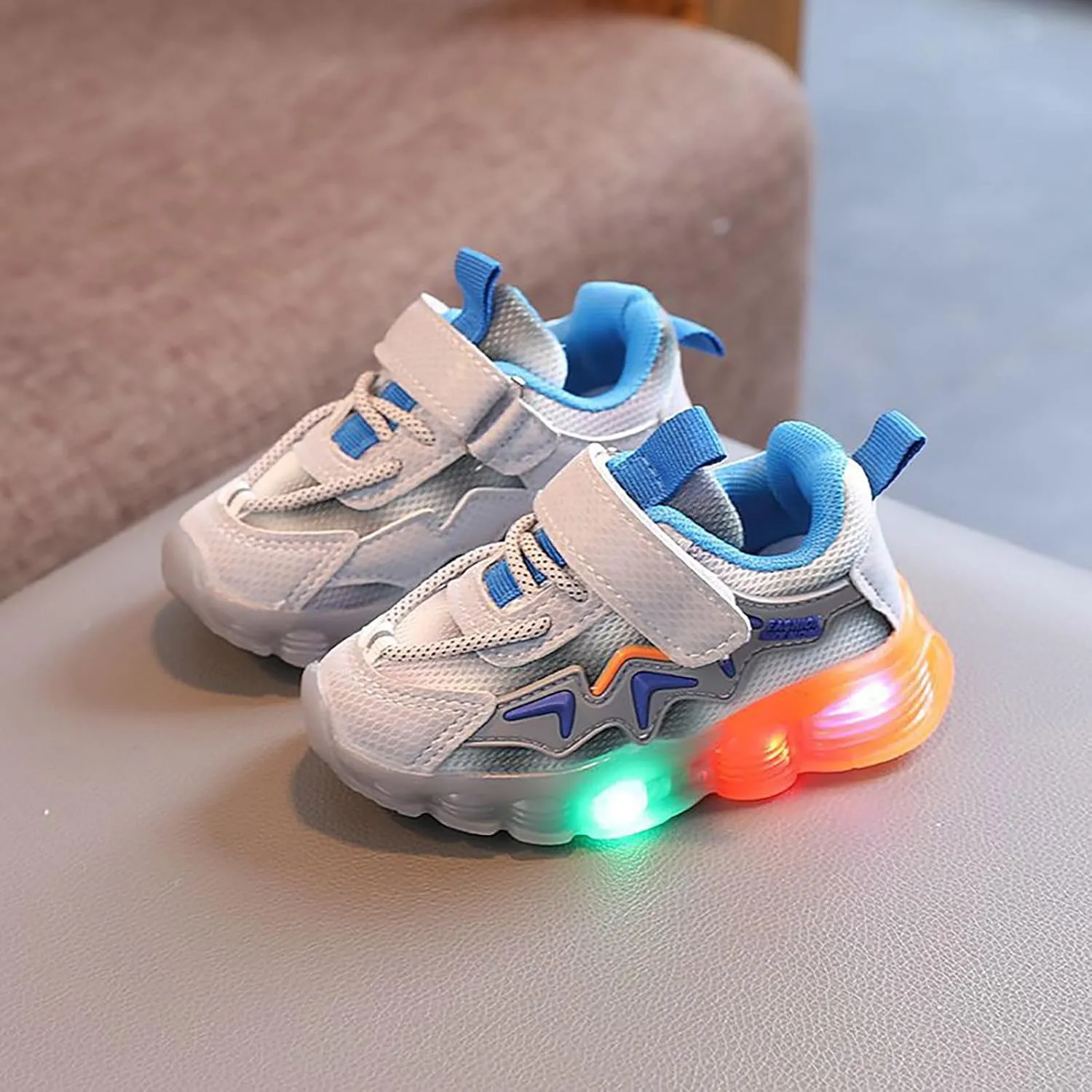 Baby Boys Girls Platform Lightweight Sports Sneakers Toddler Infant Kids Outdoor Casual Breathable Workout Shoes