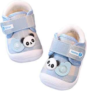 Baby Infant First Walking Sneakers Hook Loop Lightweight Non Slip Canvas Sport Shoes Toddler Newborn Casual Soft Shoes