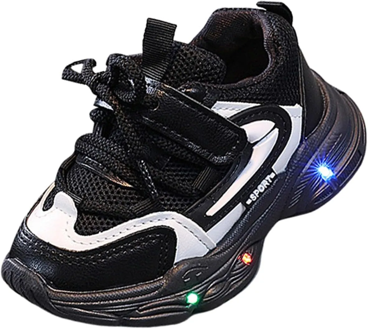 Baby Light Up Shoes Toddler Boys Girls Casual Luminous Flashing Sport Shoes Lightweight Breathable Running Shoes