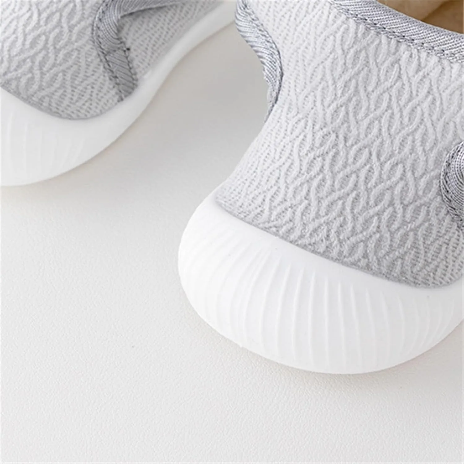 Baby Sneakers Girls Boys Lightweight Breathable Mesh First Walking Shoes 0‐18 Months Walking Shoes Slip On Barefoot