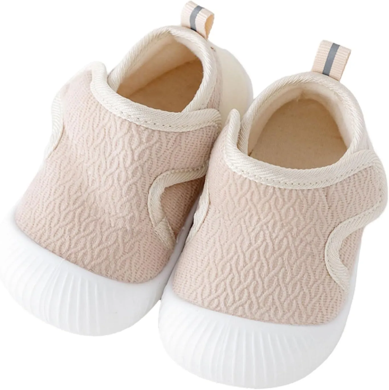Baby Sneakers Girls Boys Lightweight Breathable Mesh First Walking Shoes 0‐18 Months Walking Shoes Slip On Barefoot