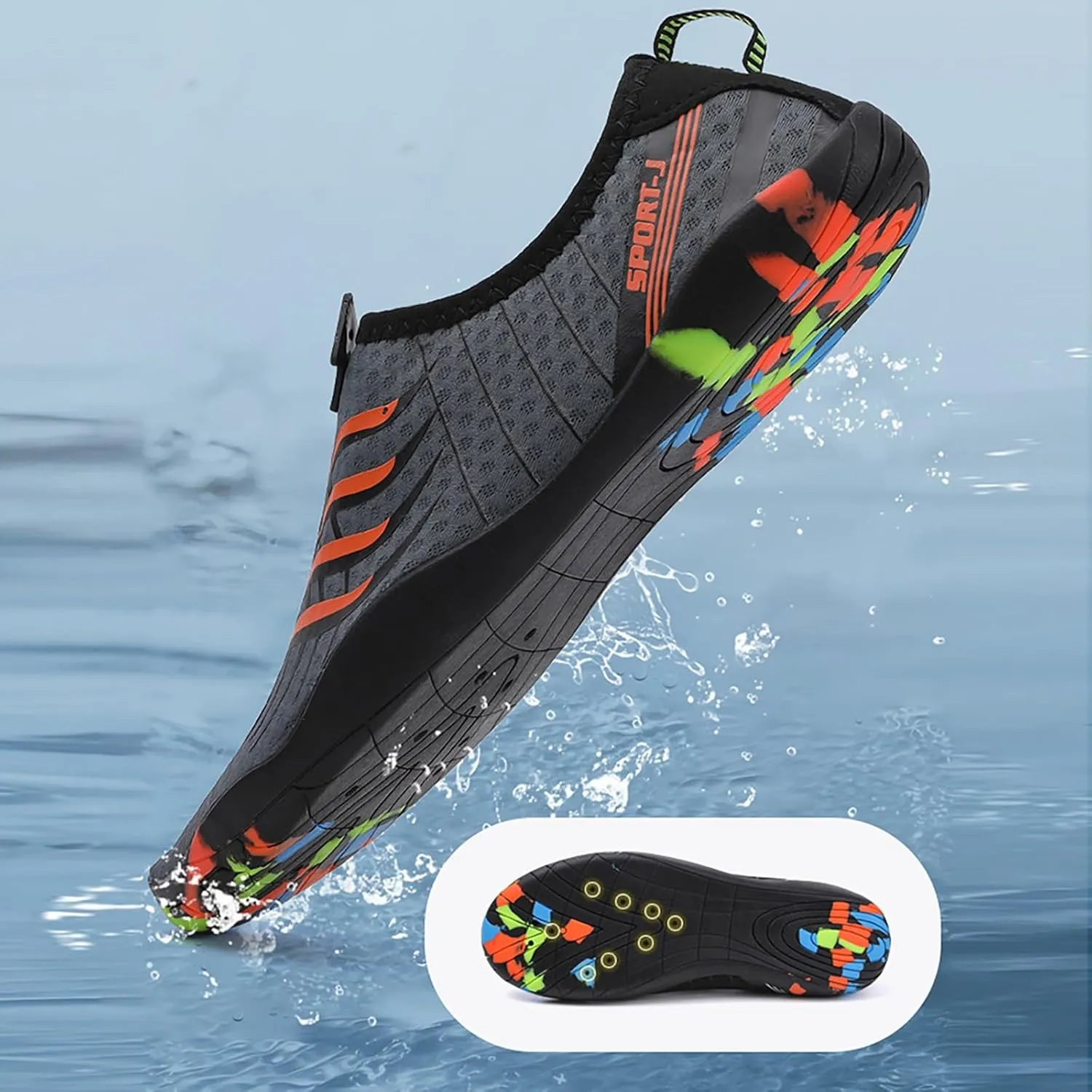 Barefoot Swim Shoes Men Women Quick Dry Aqua Water Shoes Beach Pool Surf Hiking Kayaking Diving Yoga Outdoor Sport Lightweight Design