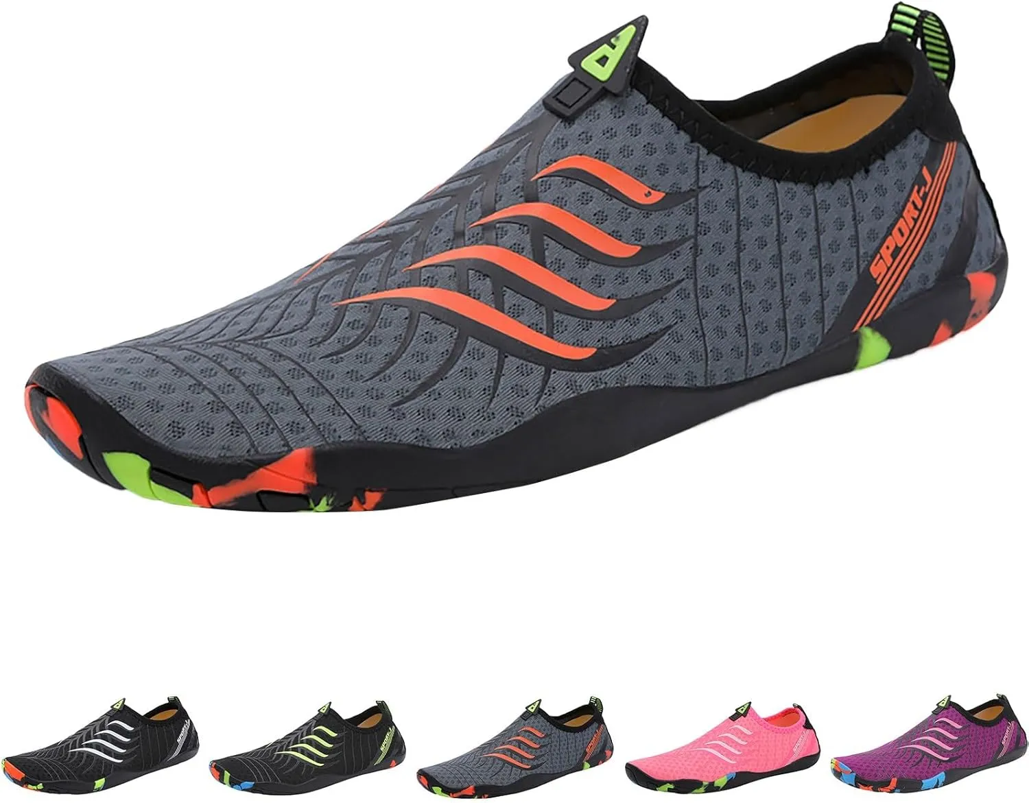 Barefoot Swim Shoes Men Women Quick Dry Aqua Water Shoes Beach Pool Surf Hiking Kayaking Diving Yoga Outdoor Sport Lightweight Design