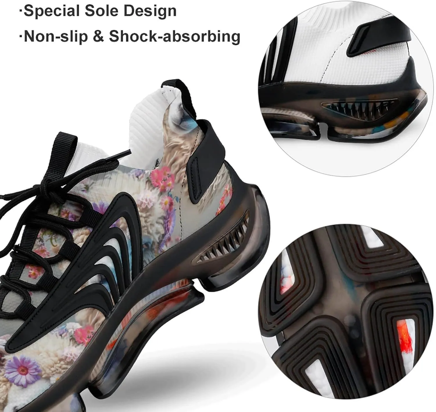 Beauty Sheep Men's Running Shoes Lightweight Walking Shoe Breathable Sneaker