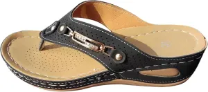 Binmer Orthopedic Sandals for Women Plantar Fasciitis With Arch Support Summer Comfortable Walking Flip-flops Shoes