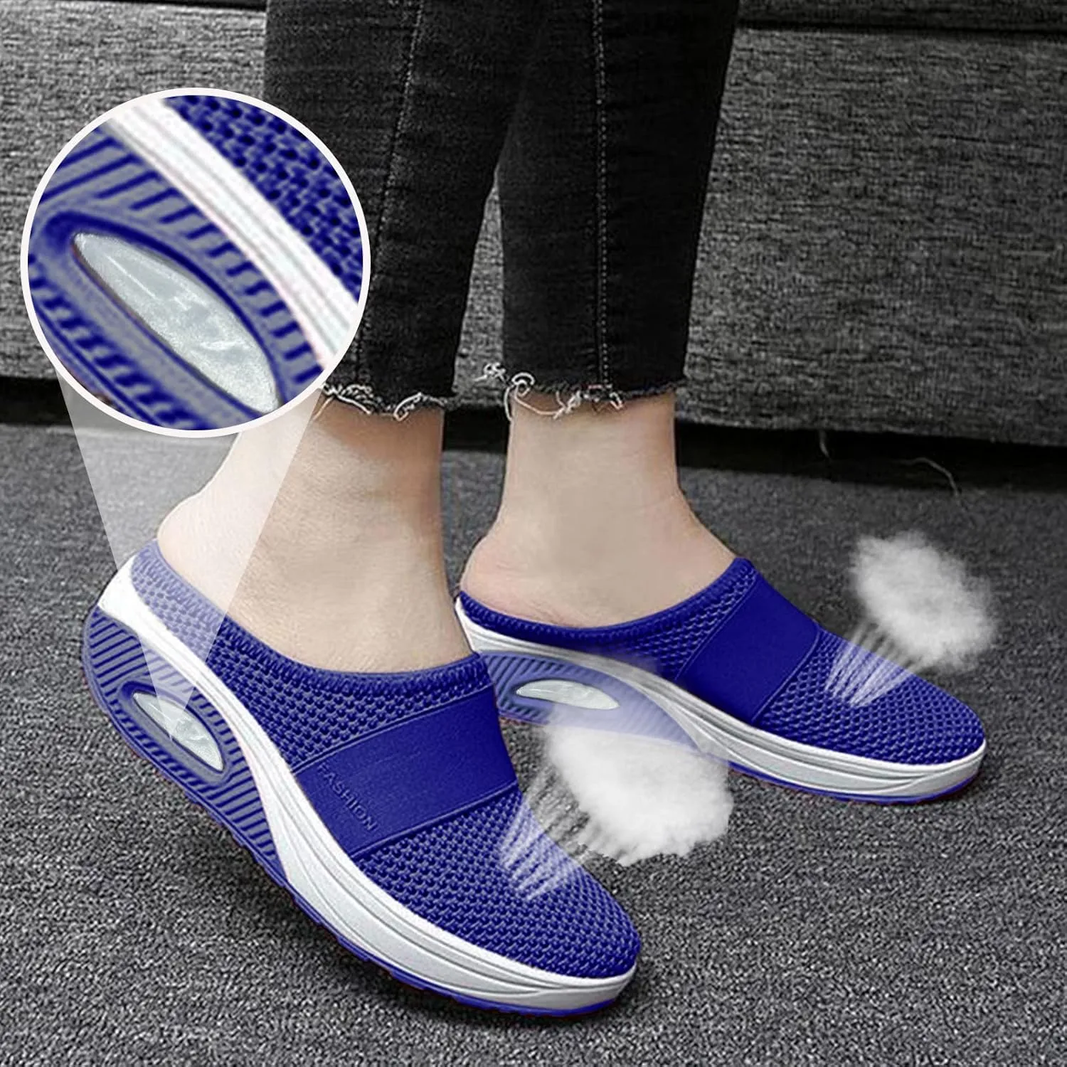 Black Casual Sneakers for Women Platform Women's Black Slip On Tennis Shoes Walking Shoes for Women Slip Ons Women's Sneakers Wide Feet Zapatos Cerrados De Mujer De Vestir Elegantes Comodos