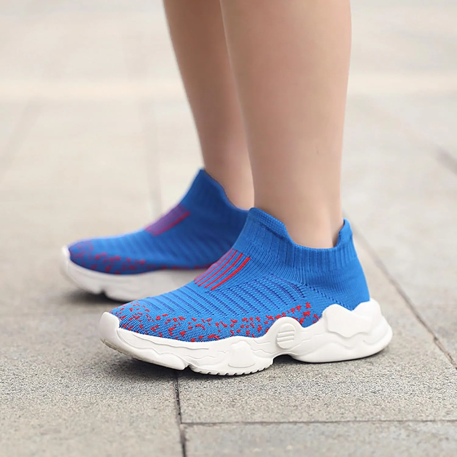 Boys Basketball Shoes Sneakers for Boys Children's Comfortable Soft Sole Breathable Mesh Sockliner Little Kid Sneakers