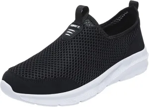 Breathable Diabetic Shoes for Men Comfortable Breathable Stretch Canvas Slip On Sneaker Versatile Elderly Shoes