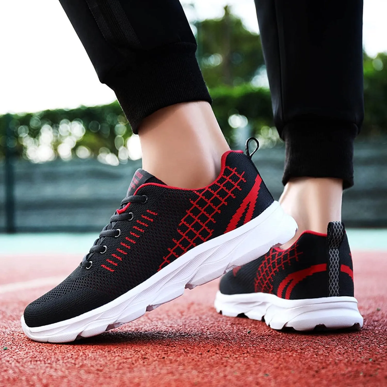 Breathable Sports Lace-up Shoes Men's Fashion Running Lightweight Comfortable Men's Shoes Slip on Sneaker