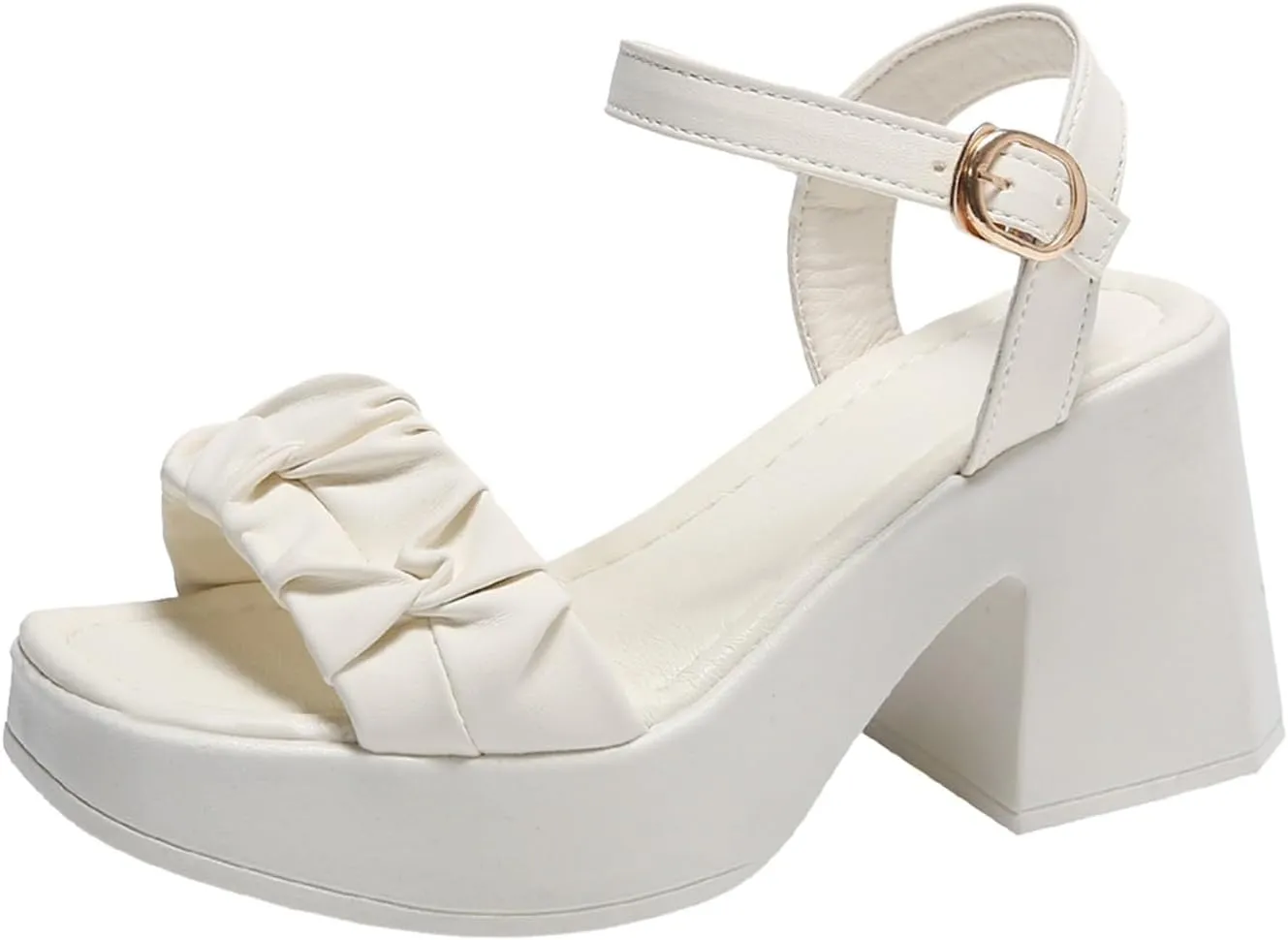 Chunky Heels for Women Women's Chunk Low Heel Pump Sandals Heeled Sandals Prom Heeled Sandals for Women