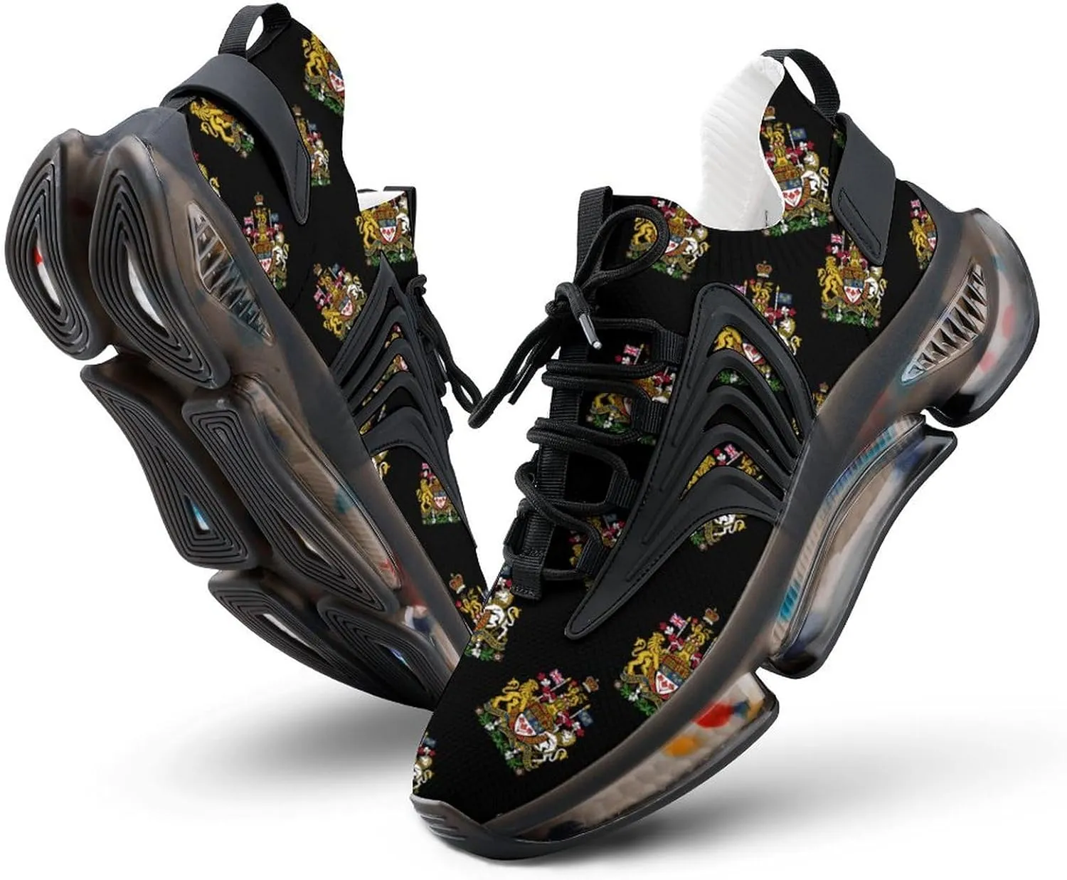 Coat of Arms of Canada Men's Running Shoes Lightweight Walking Shoe Breathable Sneaker