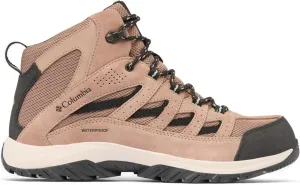 Columbia Men's Crestwood Waterproof Mid Rise Trekking and Hiking Boots, allspice crushed blue, 9.5 Men