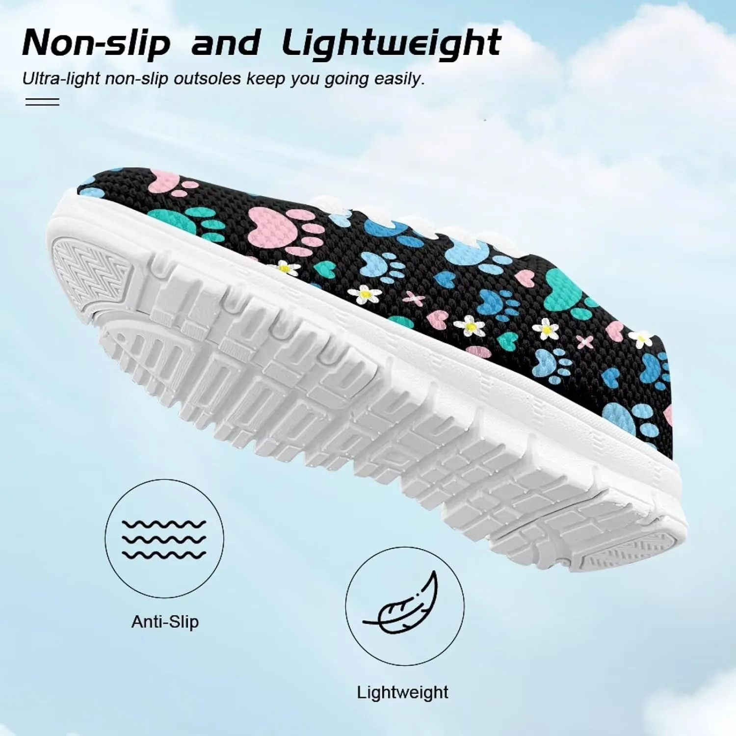 Cumagical Lightweight Breathable Kids Sports Shoes for Running & Outdoor Activities