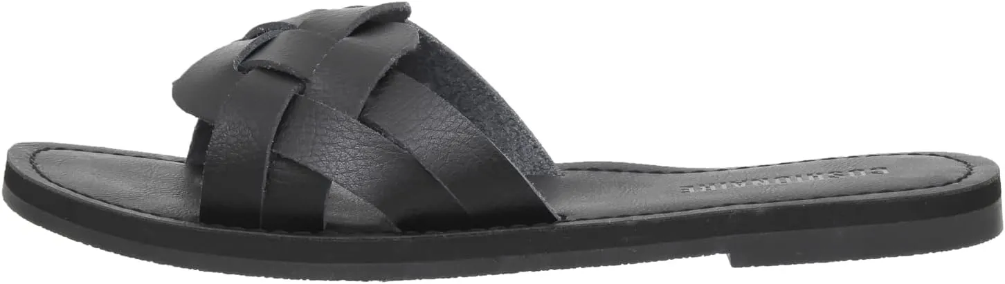 CUSHIONAIRE Women's Winnie woven slide Sandal  Comfort Foam