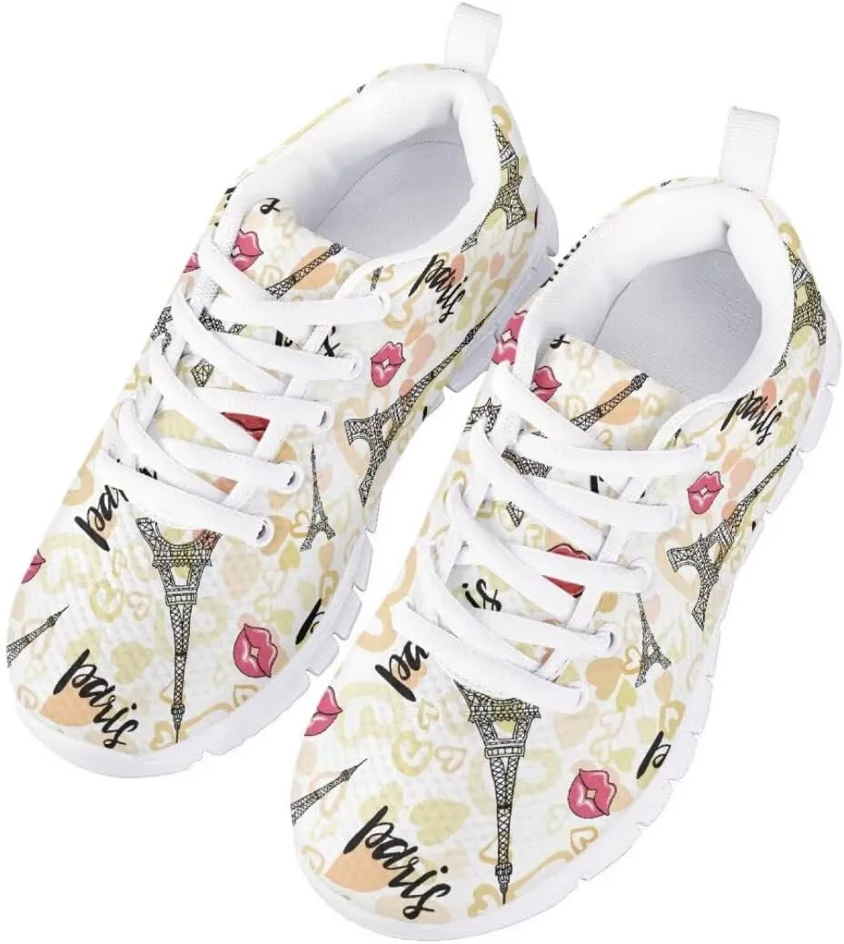 Cute Girls Casual Walking Shoes Fashion Sneakers Running Shoes Kids Lightweight Breathable