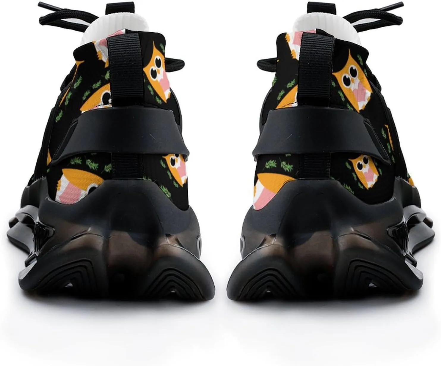 Cute Owl Men's Running Shoes Lightweight Walking Shoe Breathable Sneaker