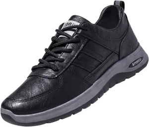Dress Sneakers Men Slip On Oxford Shoes for Men Women's Loafer Flat Loafers for Women Casual Black Loafers Women Womens Walking Sneakers with Arch Support