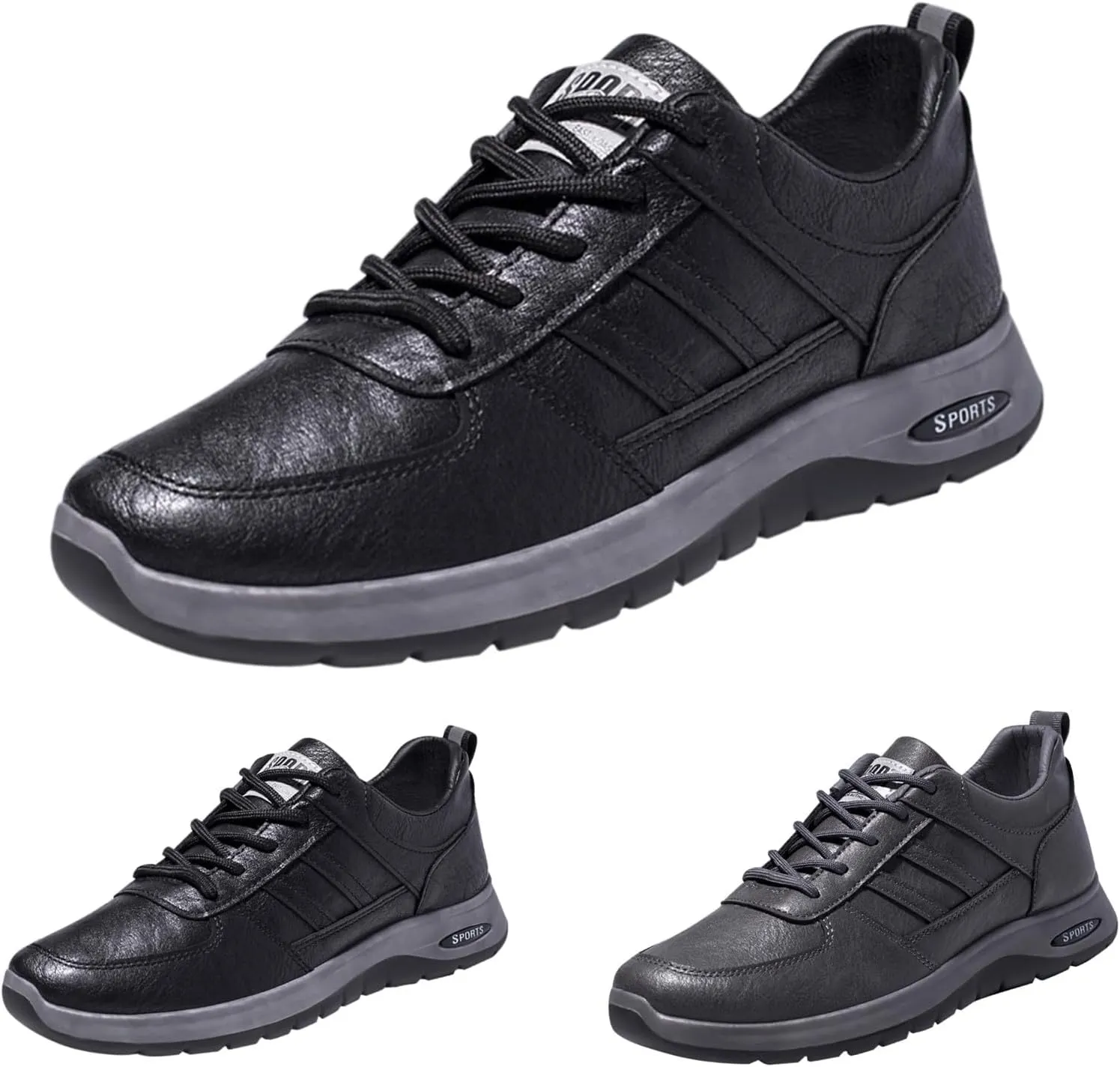 Dress Sneakers Men Slip On Oxford Shoes for Men Women's Loafer Flat Loafers for Women Casual Black Loafers Women Womens Walking Sneakers with Arch Support