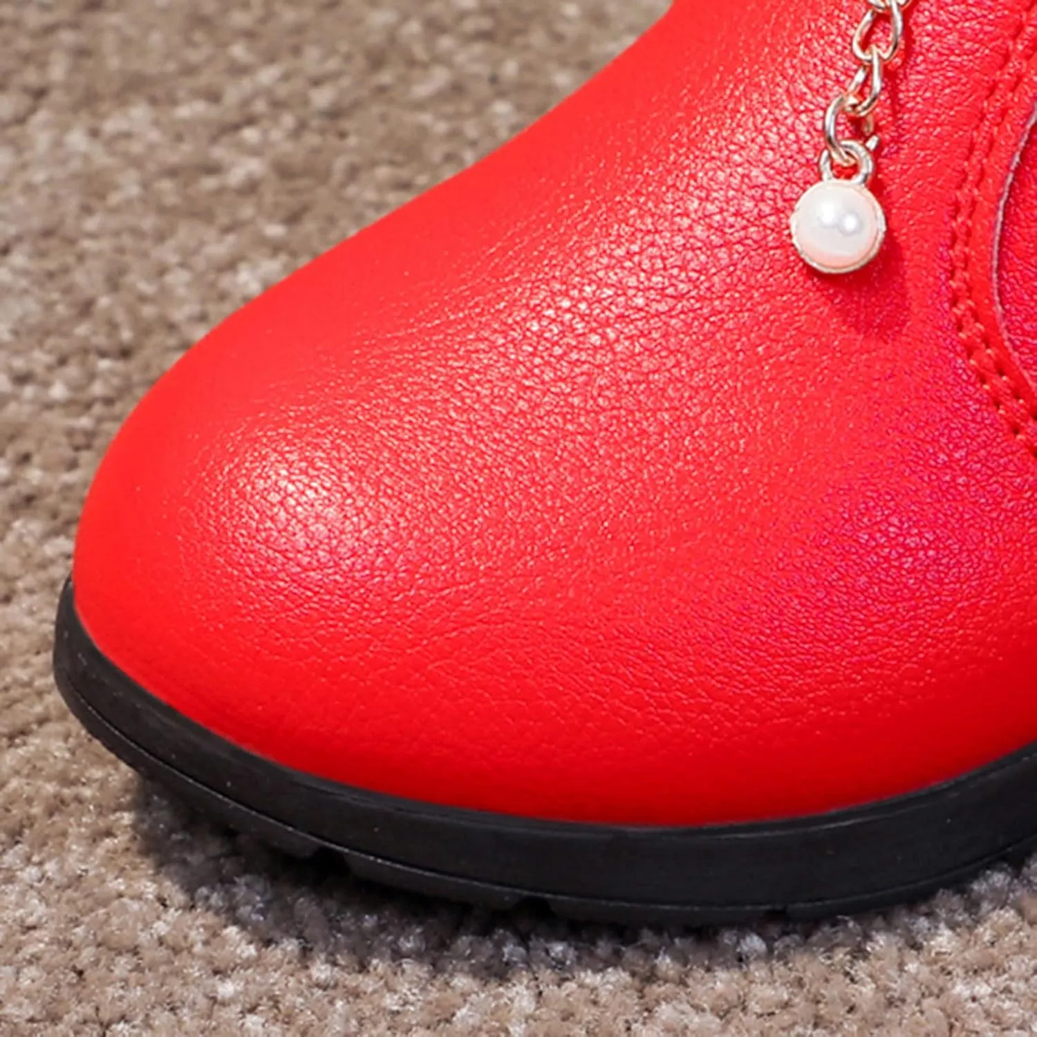 EnJoCho Children Casual Shoes Girls Baby Fragile Strap Ankle Boot Soft Snow Boots Kids Breathable Shoes 4-12 Years