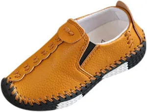 EnJoCho Little Boys Shoes Soft Children Girls Sneakers Leather Fashion Boys Shoes Kids Flats Big Casual Baby Shoes