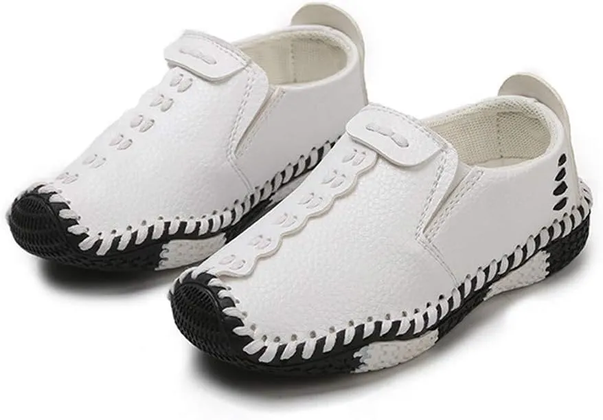 EnJoCho Little Boys Shoes Soft Children Girls Sneakers Leather Fashion Boys Shoes Kids Flats Big Casual Baby Shoes