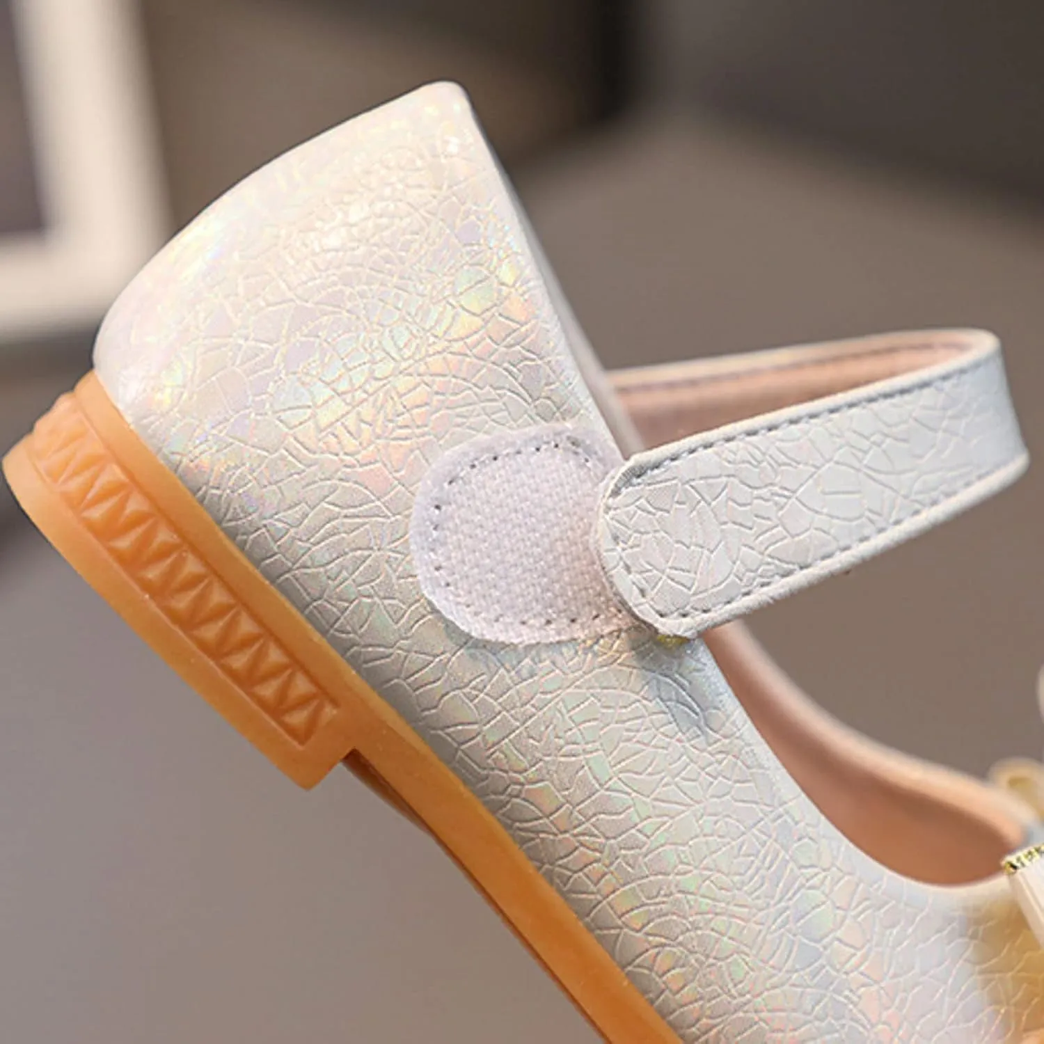 EnJoCho Toddler Comfortable Shoes Fashion Summer Children Girls Casual Shoes Flat Bottom Lightweight Solid Color Bow