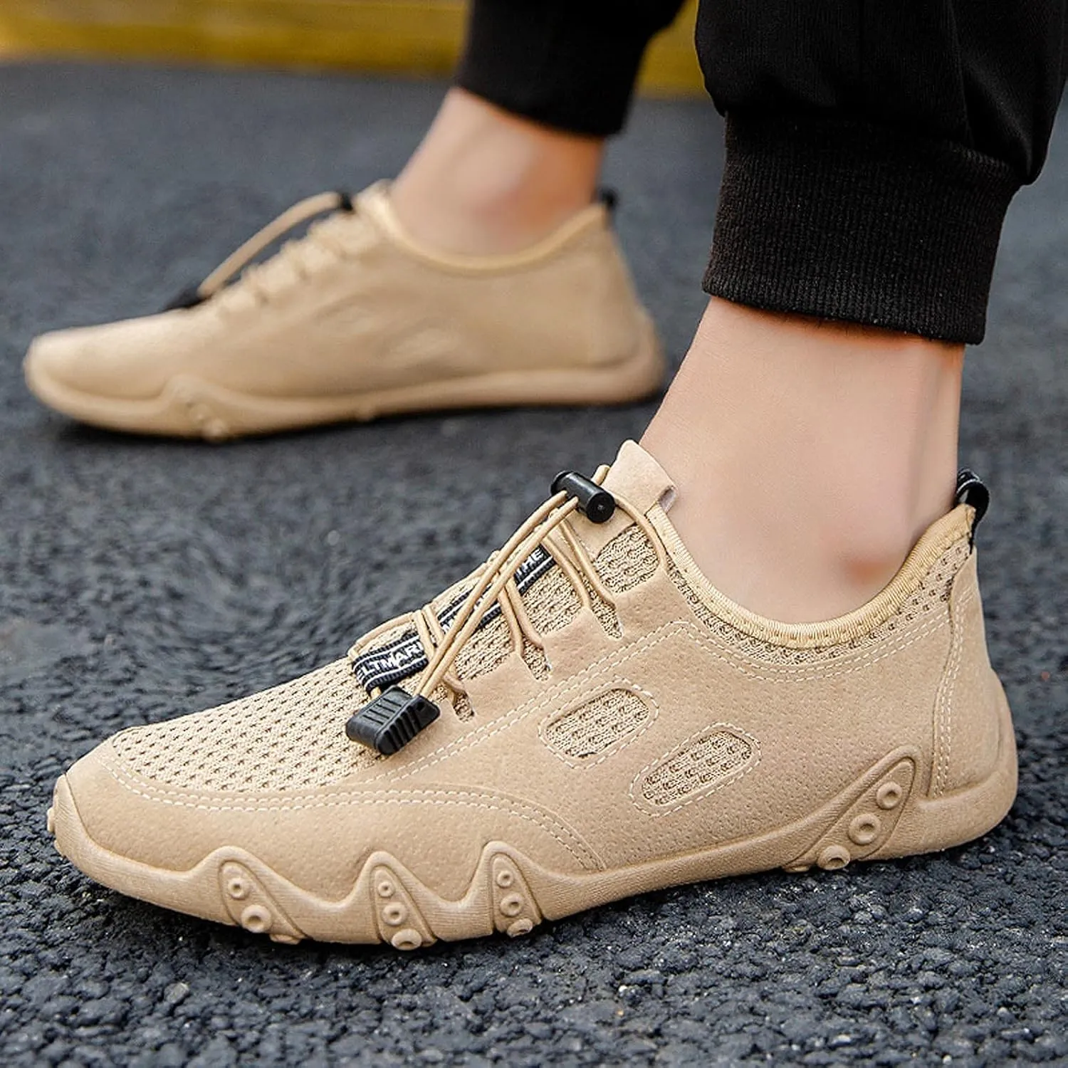 Fashion Orthopedic Sneakers for Men Comfortable Breathable Lightweight Tennis Shoe Men's Business Casual Shoes