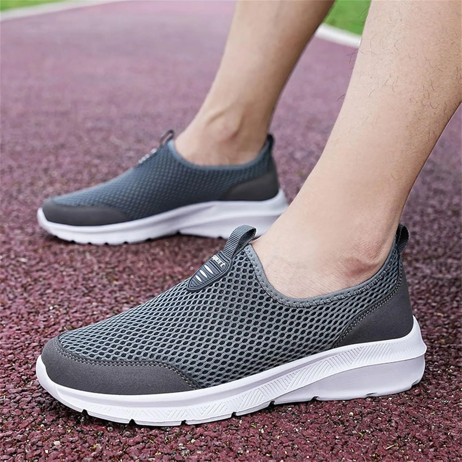 Fashion Summer Men Breathable Mesh Shallow Lace Up Casual Shoes Sneaker Storage for Men