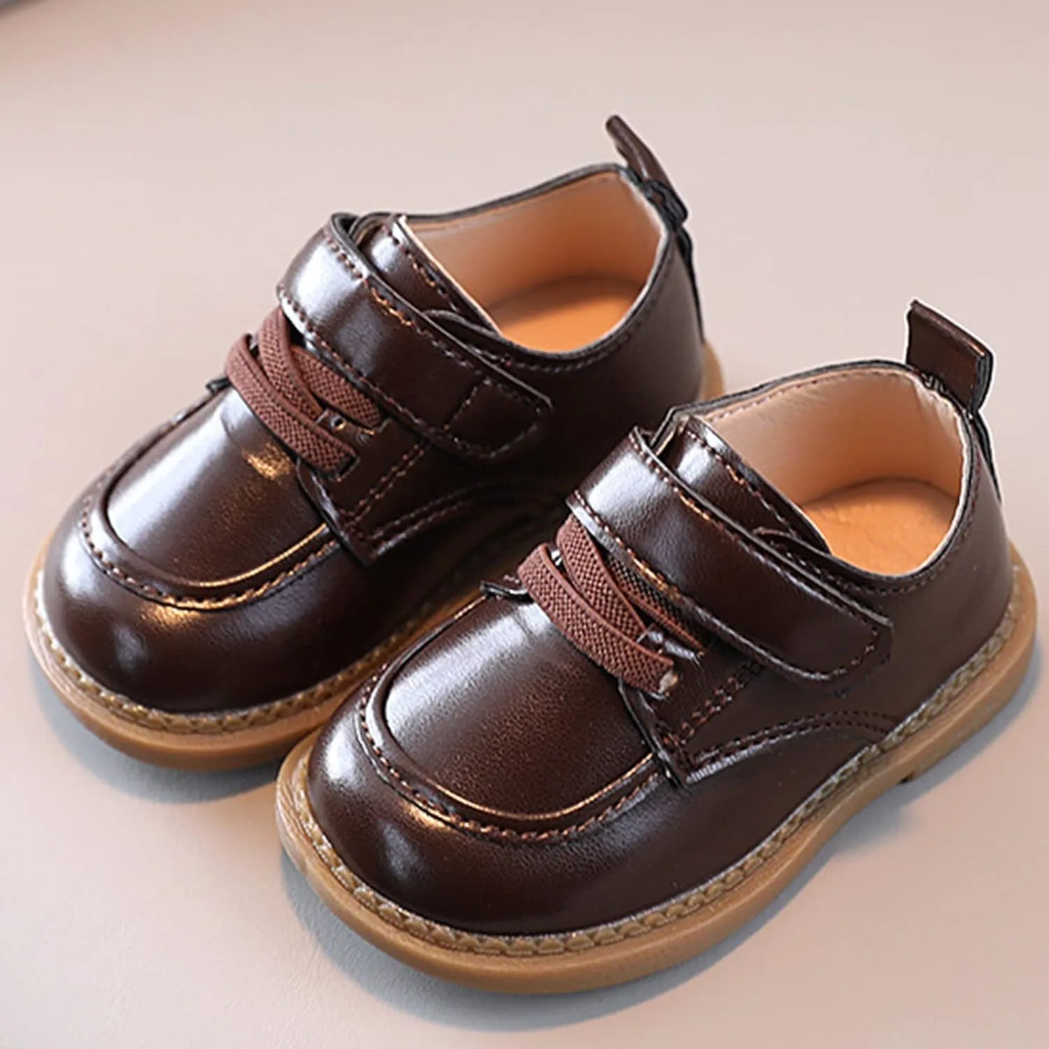 Fashion Toddler and Boys Casual Shoes Thick Sole Round Toe Shoes Sneakers for Kids Lightweight Breathable Kid