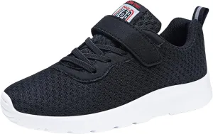 Fashionable Children's Sports Shoes Mesh Breathable Comfortable Lightweight Flat Bottom Soft Lace Boys' Athletic Shoes