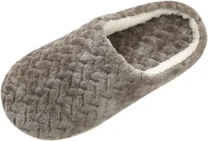 Gibobby Slippers for Women Fuzzy Fluffy Christmas Slippers Warm Cozy House Slippers Slip-on Indoor Outdoor Slippers