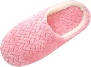 Gibobby Slippers for Women Fuzzy Fluffy Christmas Slippers Warm Cozy House Slippers Slip-on Indoor Outdoor Slippers