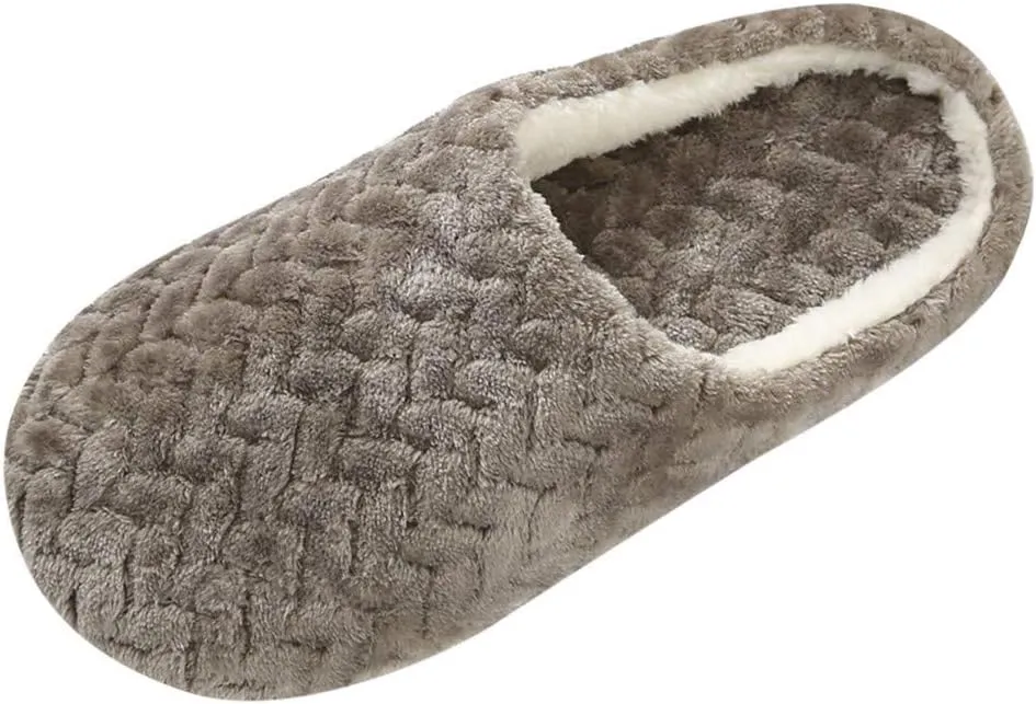 Gibobby Slippers for Women Fuzzy Fluffy Christmas Slippers Warm Cozy House Slippers Slip-on Indoor Outdoor Slippers