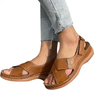 Gibobby Womens Sandals Dressy Summer Crystal Open Toe Flip Flops Shoes Flat Strappy Sandals Comfort Ladies Sandals