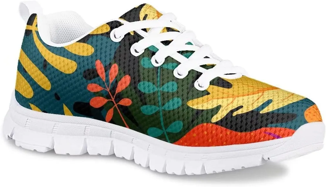 GIFTPUZZ Kids Running Shoes Breathable Athletic Mesh Sport Shoes Walking Sneakers