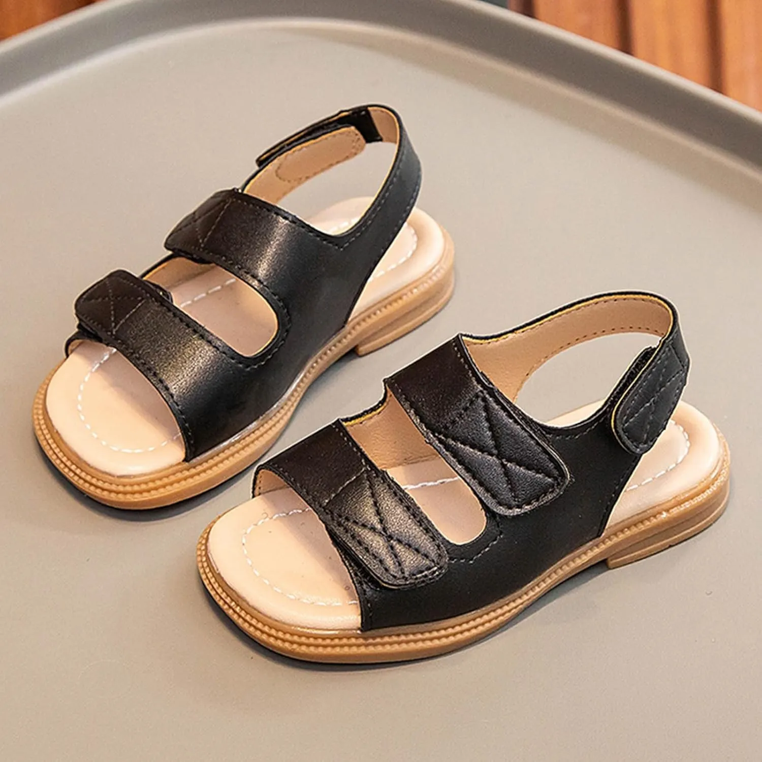 Girls Flower Sandal Kids' Sandals Summer Girls' Big Kids' Beach Shoes Princess Soft Soled Casual Shoes For Boys' Babies Open Toes Flat For Toddler