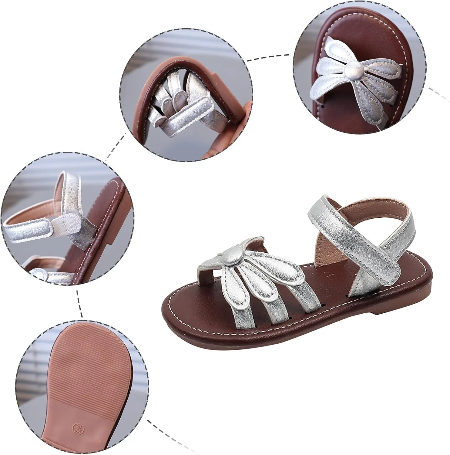 Girls Sandals for Big Kid Kids Sandals Boys Girls Lightweight Athletic With Adjustable Webbing For Hiking Walking Beach Water Sports