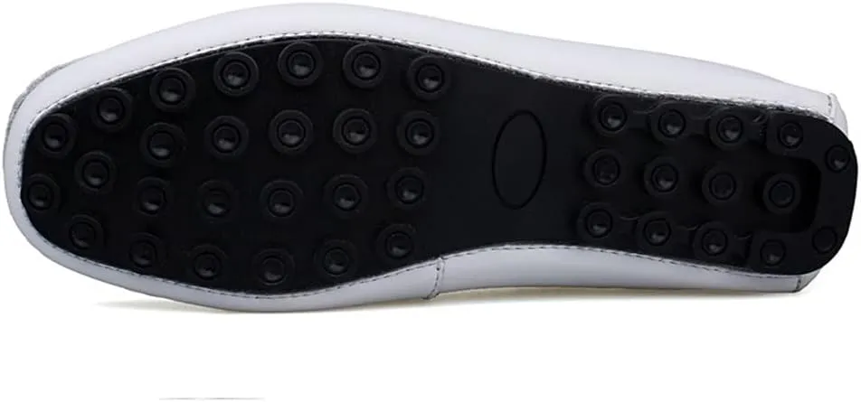 HOOENG Men's Loafers Shoes Penny Driving Loafers Driving Simple Leather Comfortable Slip Resistant Flexible Classic Casual Slip-ons