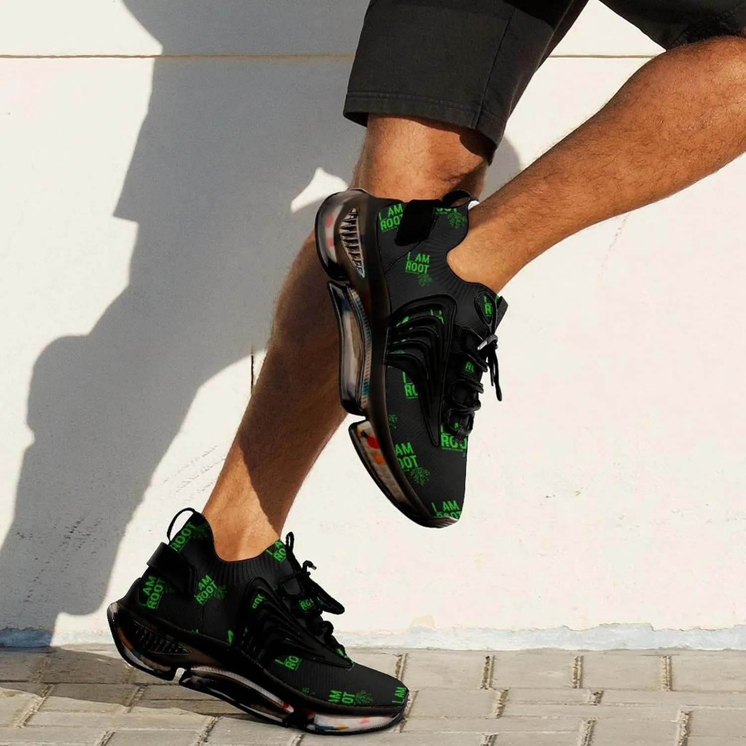 I Am Root Men's Running Shoes Lightweight Walking Shoe Breathable Sneaker