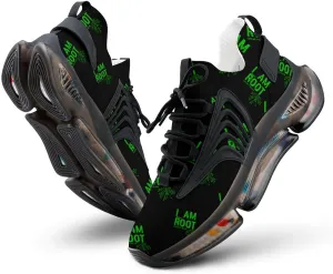 I Am Root Men's Running Shoes Lightweight Walking Shoe Breathable Sneaker